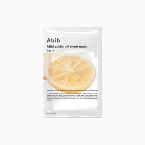Abib Mild acidic pH sheet mask Yuja fit 30ml