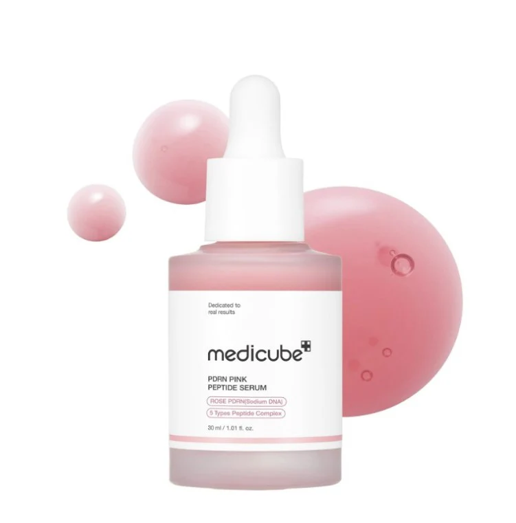Medicube PDRN Pink Peptide Serum 30ml Refill Set + Refill Pack 50ml = 80 ml